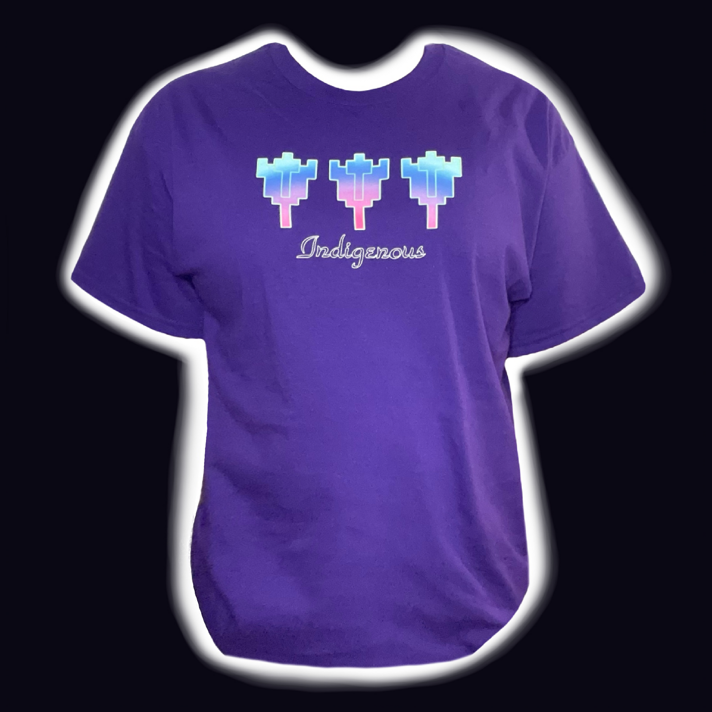 "Indigenous" Printed Design T-Shirt