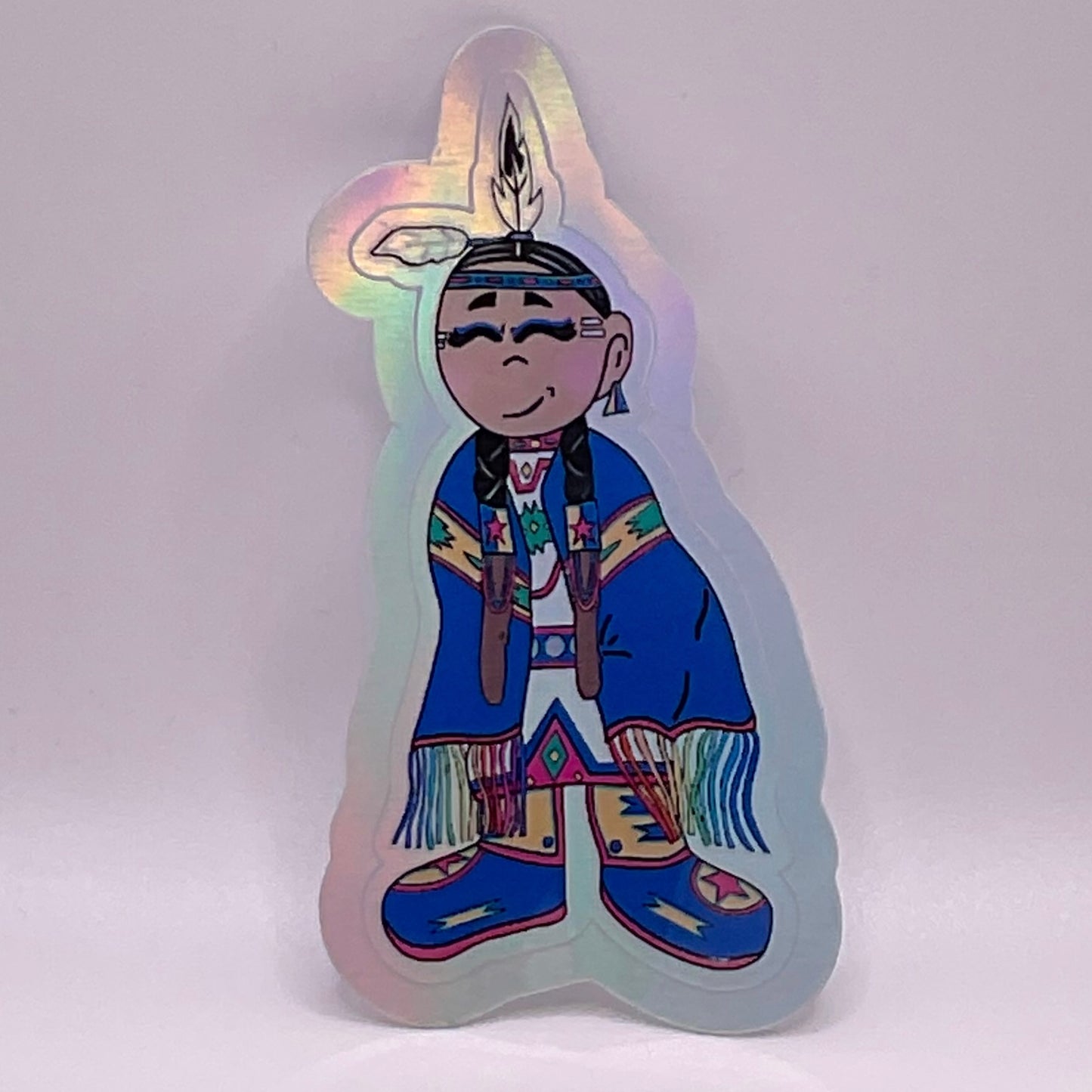 Fancy Shawl Dancer - Holographic Sticker