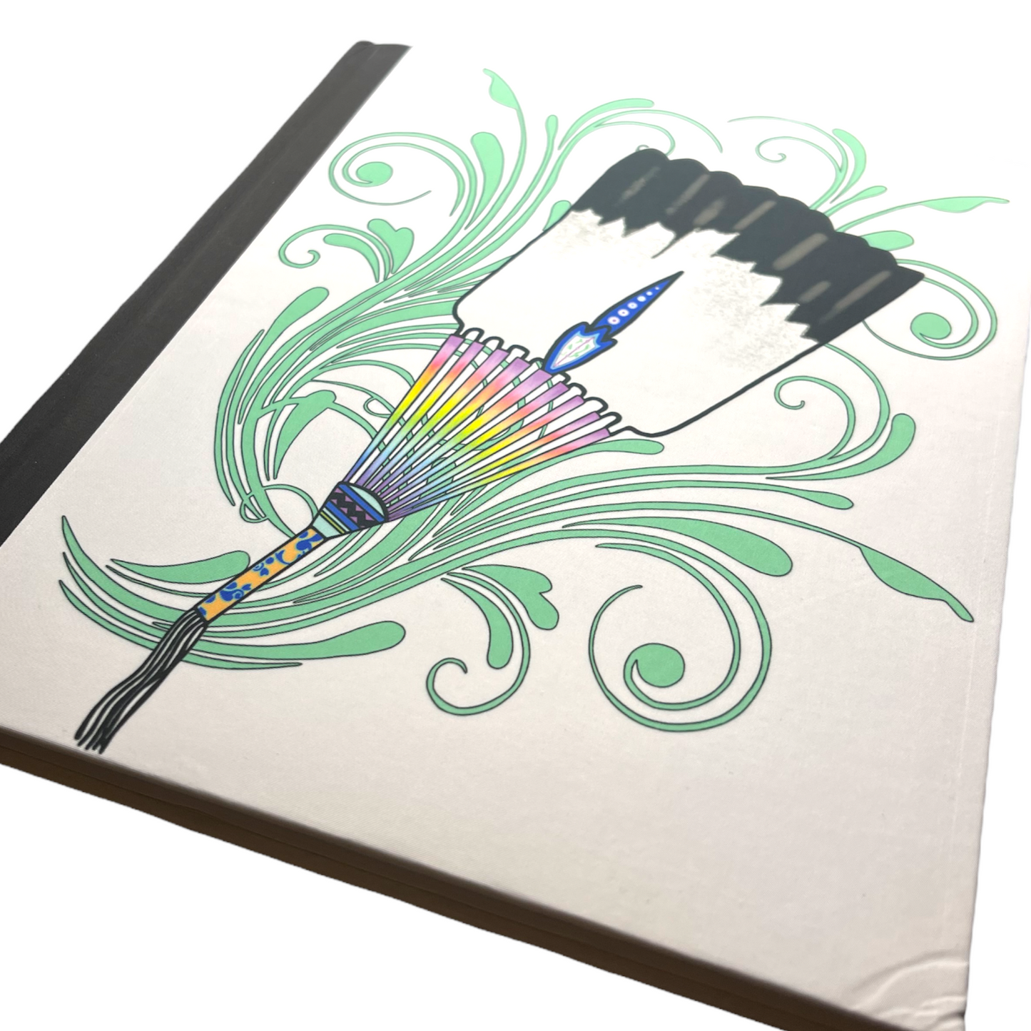 Floral Fan Notebook
