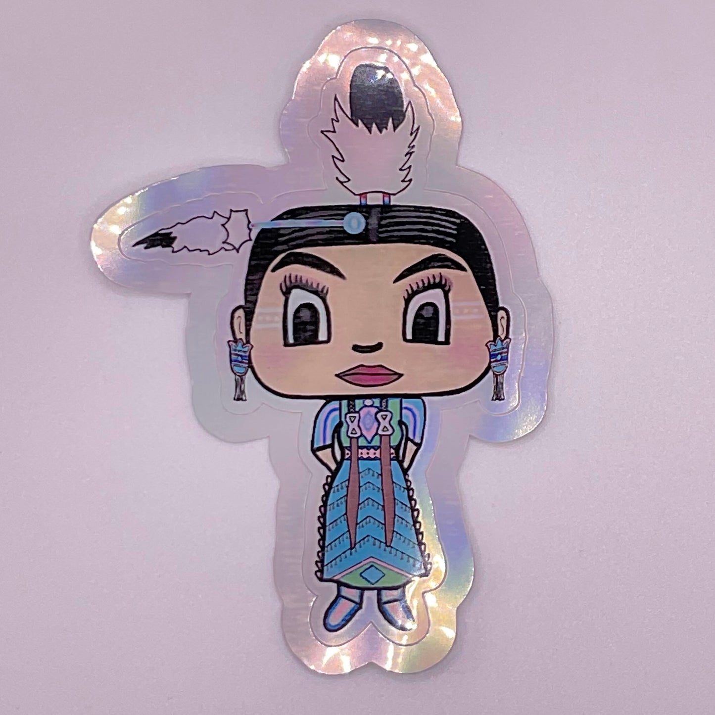 Fun Jingle Dress - Holographic Sticker