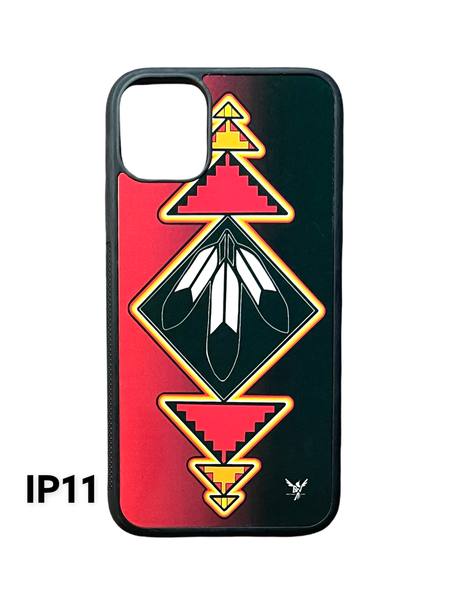 Red and Black Ombre iPhone Case