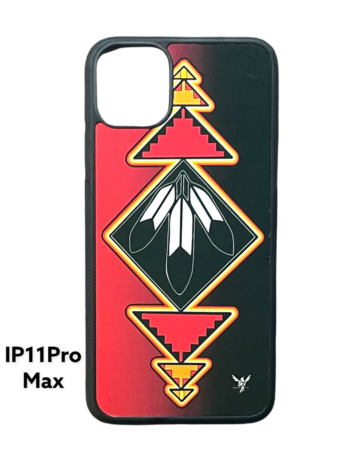 Red and Black Ombre iPhone Case