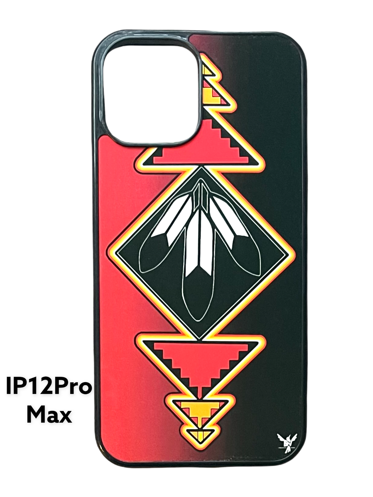 Red and Black Ombre iPhone Case