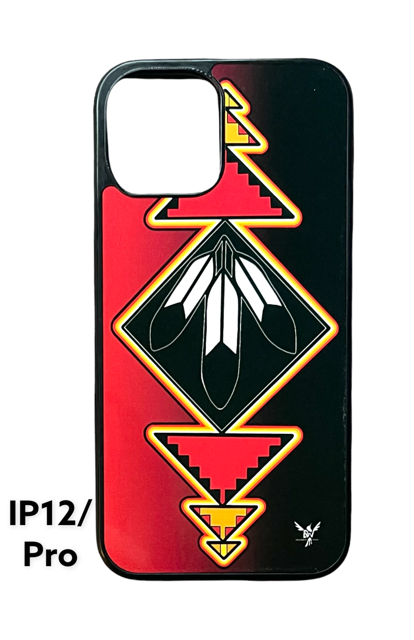 Red and Black Ombre iPhone Case