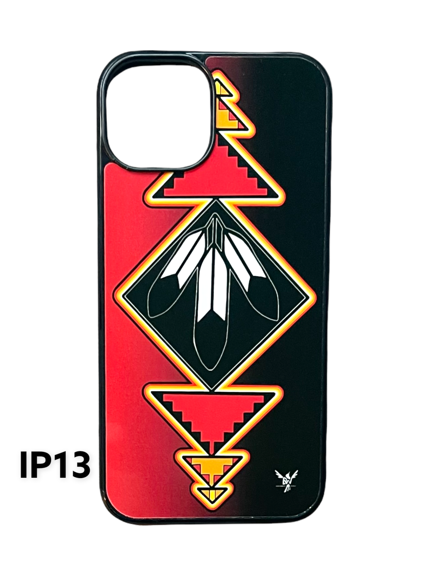 Red and Black Ombre iPhone Case