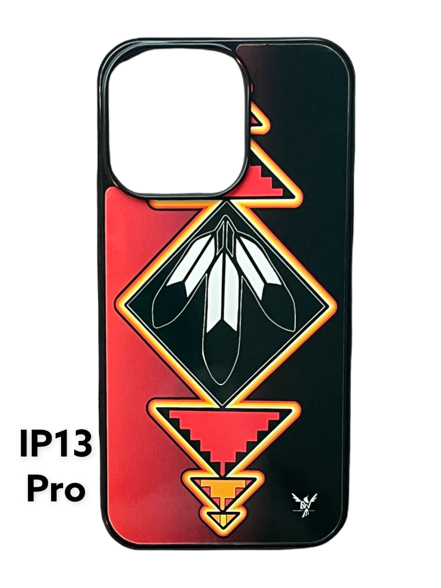 Red and Black Ombre iPhone Case