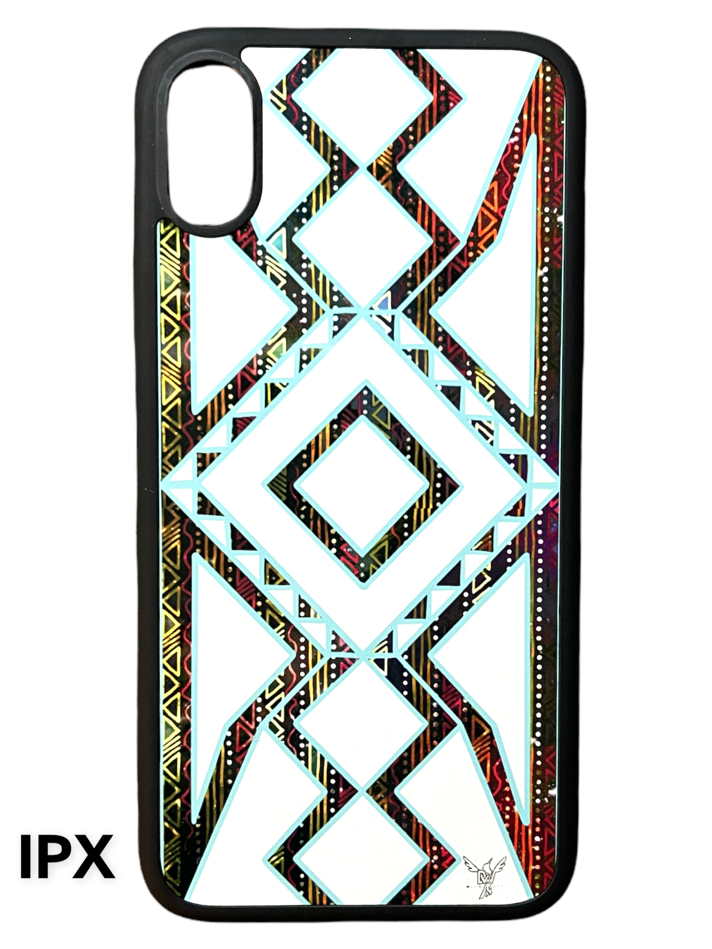 Blue 5 Diamonds iPhone Case