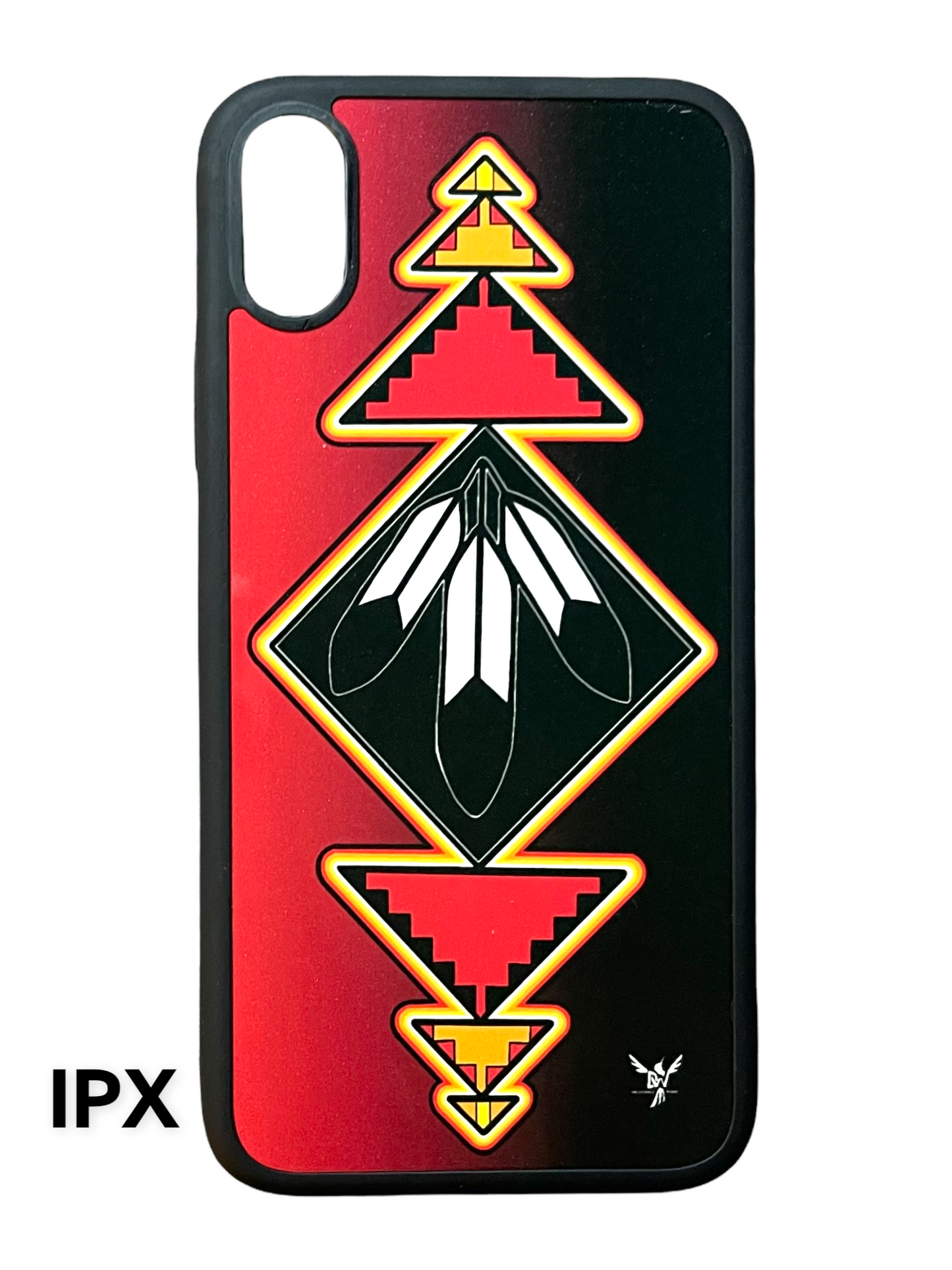 Red and Black Ombre iPhone Case