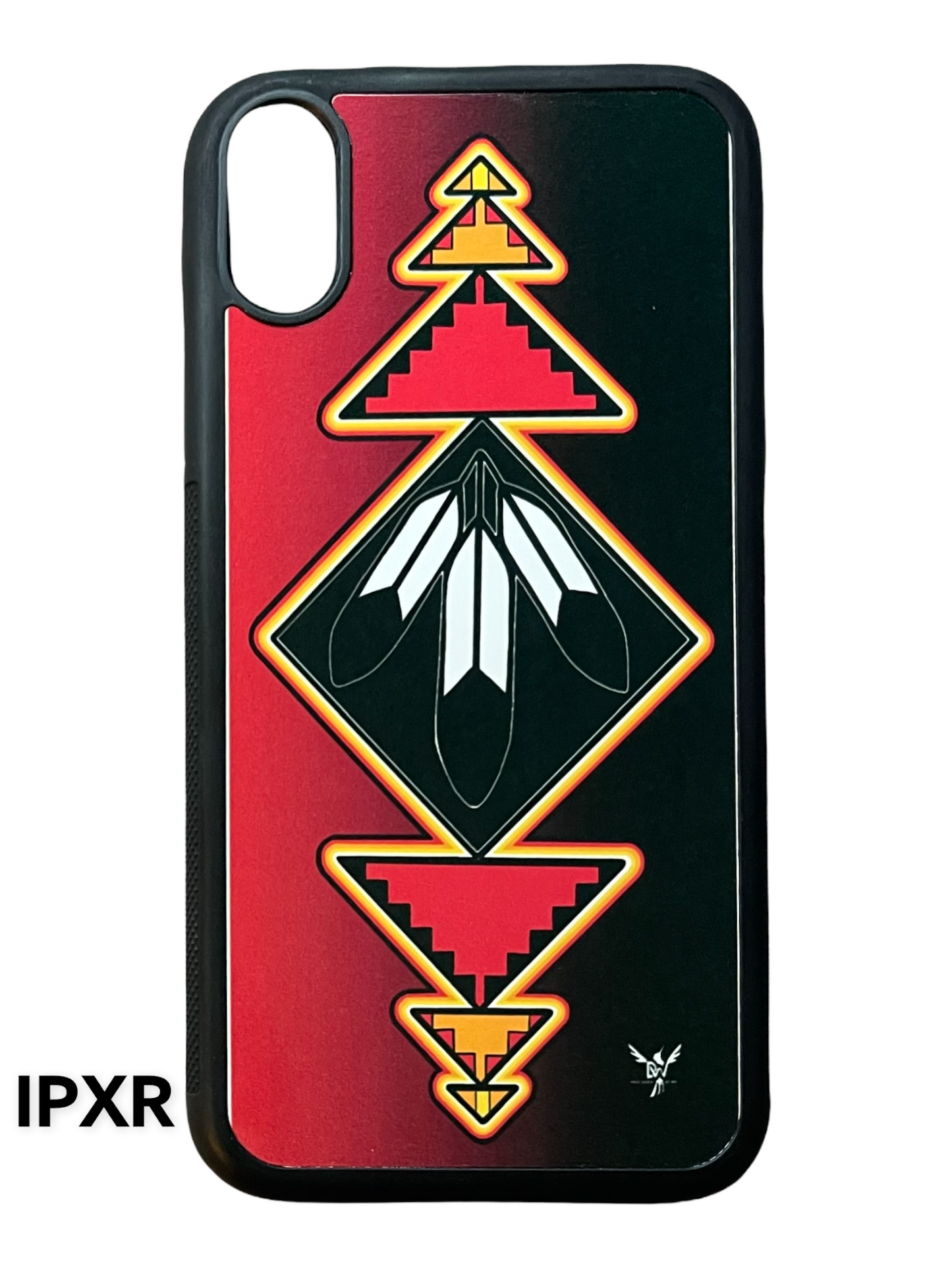 Red and Black Ombre iPhone Case