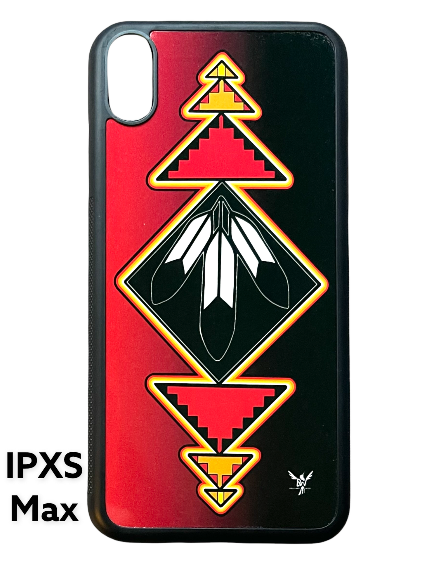Red and Black Ombre iPhone Case