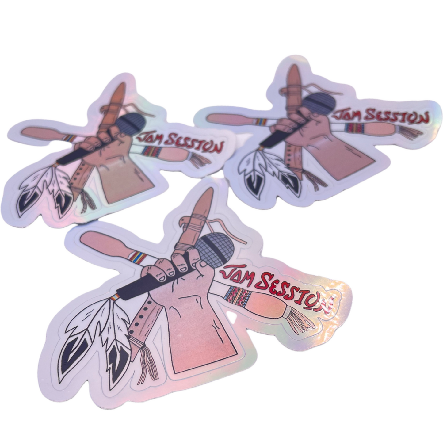 Jam Session Holographic Sticker