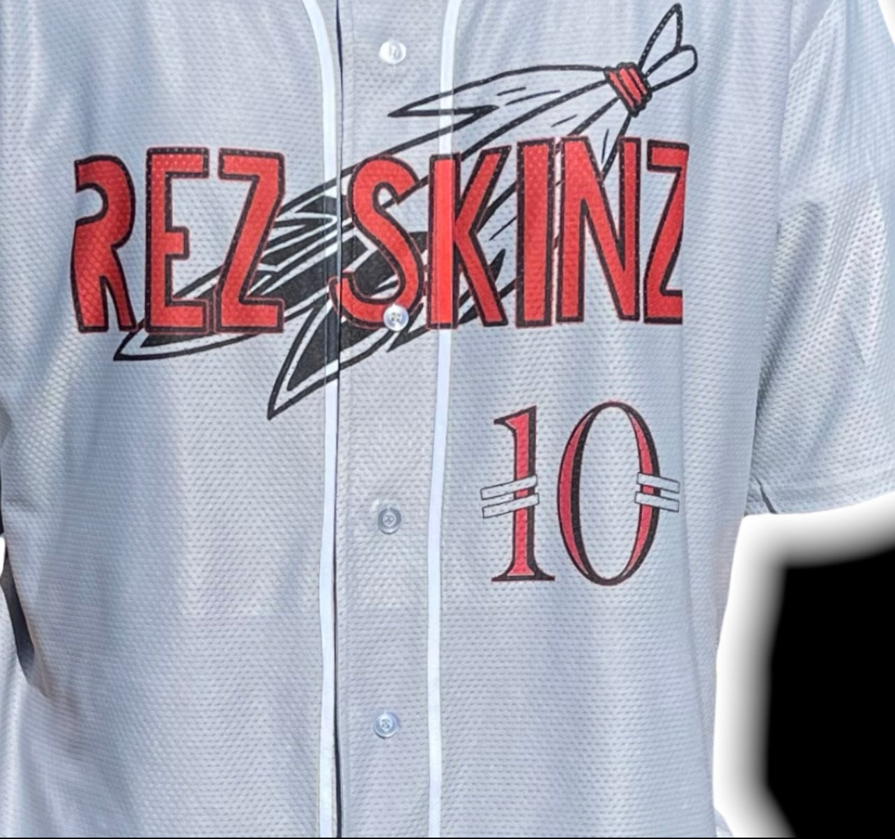 Rez Skinz Baseball Jersey