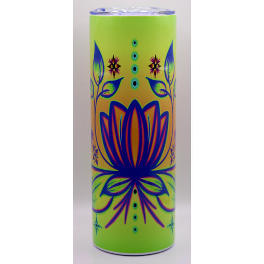 Green Floral - 20oz. Tumbler