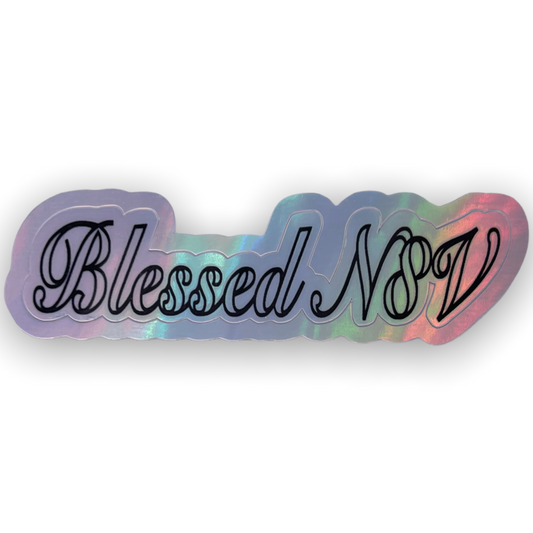 Blessed N8V Holographic Sticker