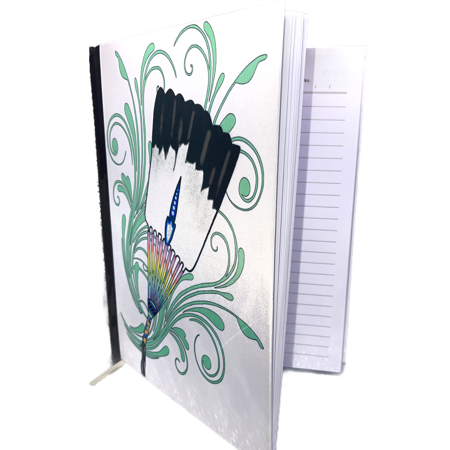 Floral Fan Notebook